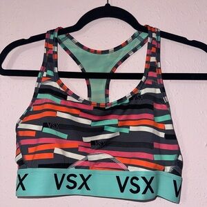 Grey Block Print Victoria’s Secret Sports Bra
